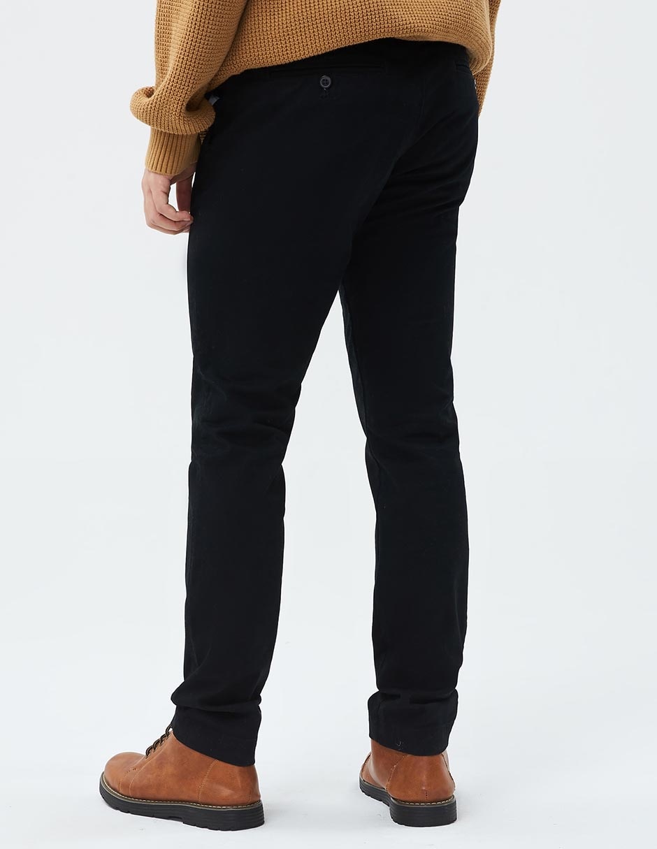 Pantalón cargo chino slim para hombre 4