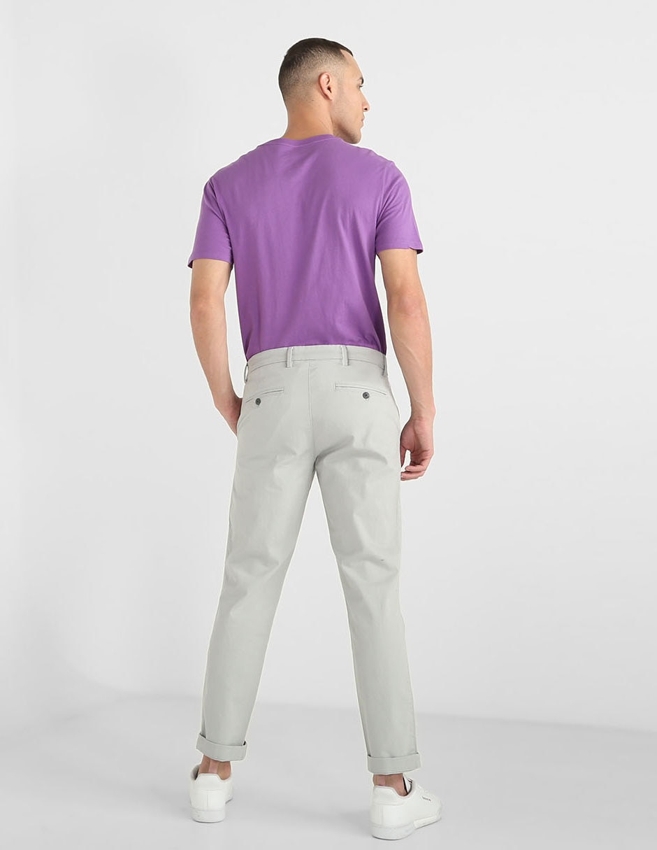 Pantalón slim de algodón para hombre 4