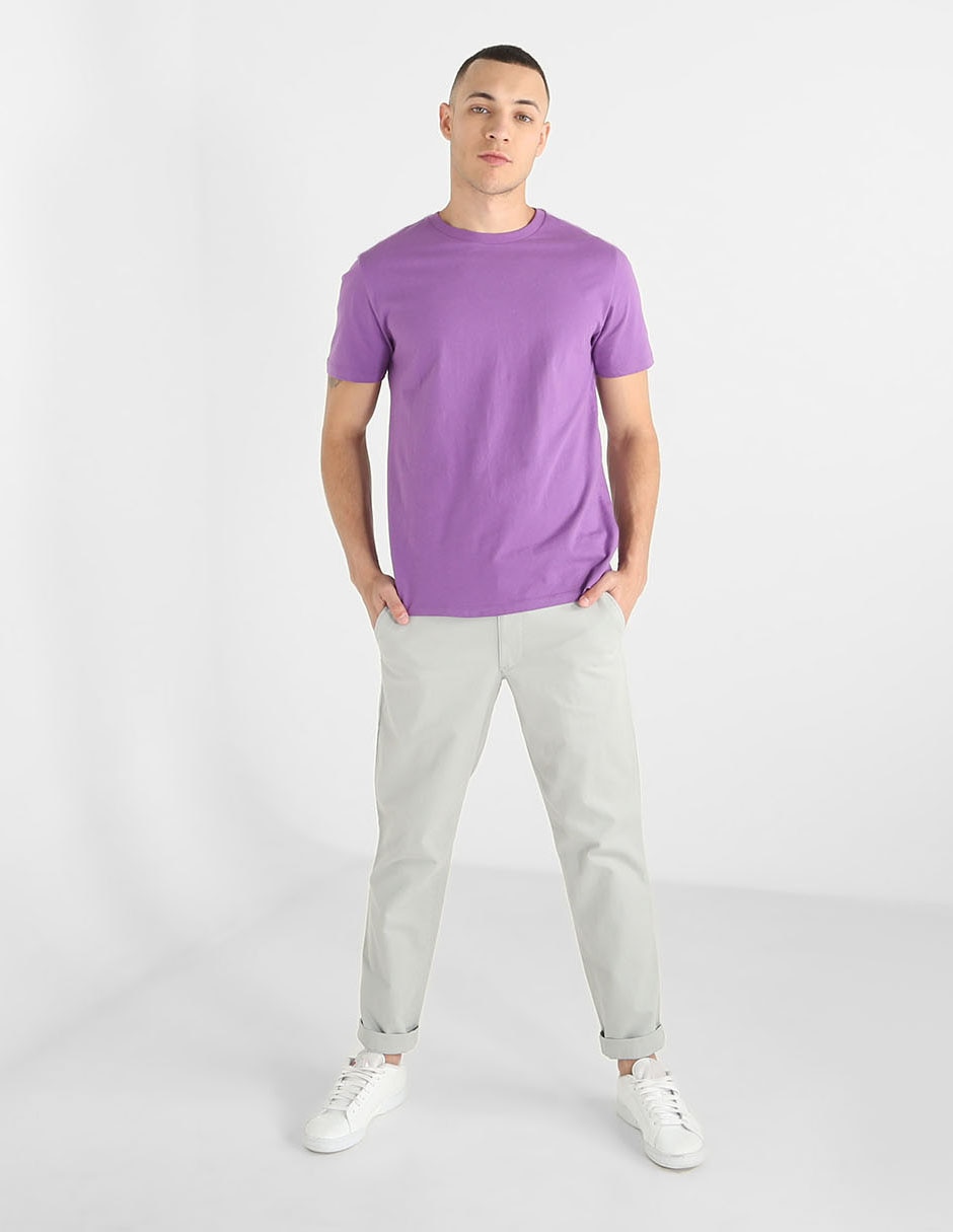 Pantalón slim de algodón para hombre 3