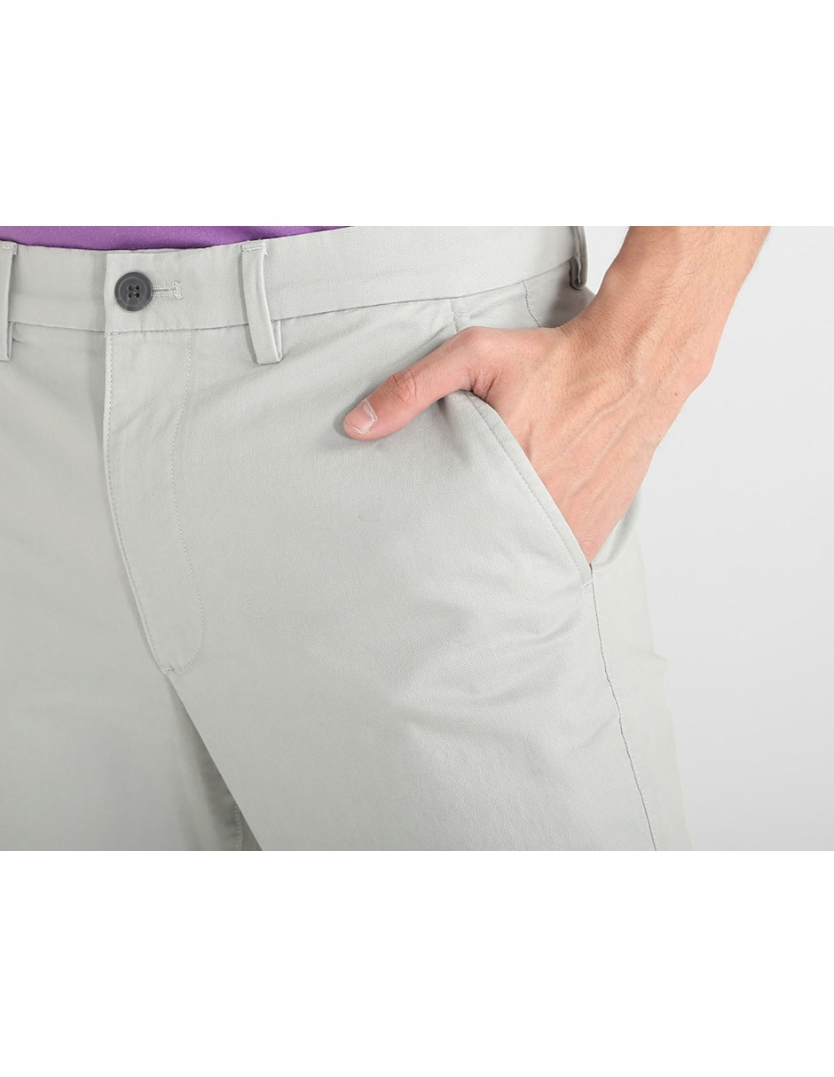 Pantalón slim de algodón para hombre 2