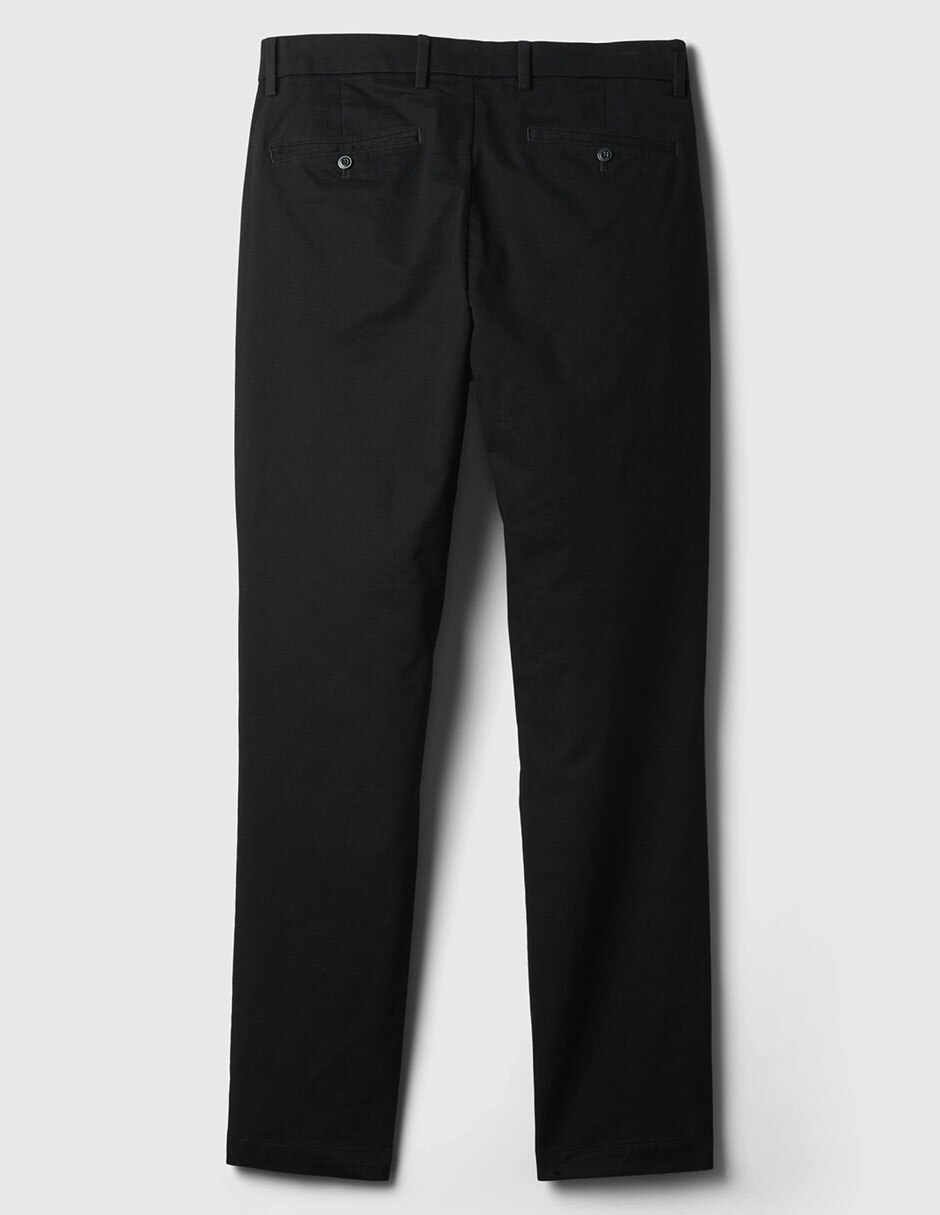 Pantalón cargo chino slim de algodón para hombre 8