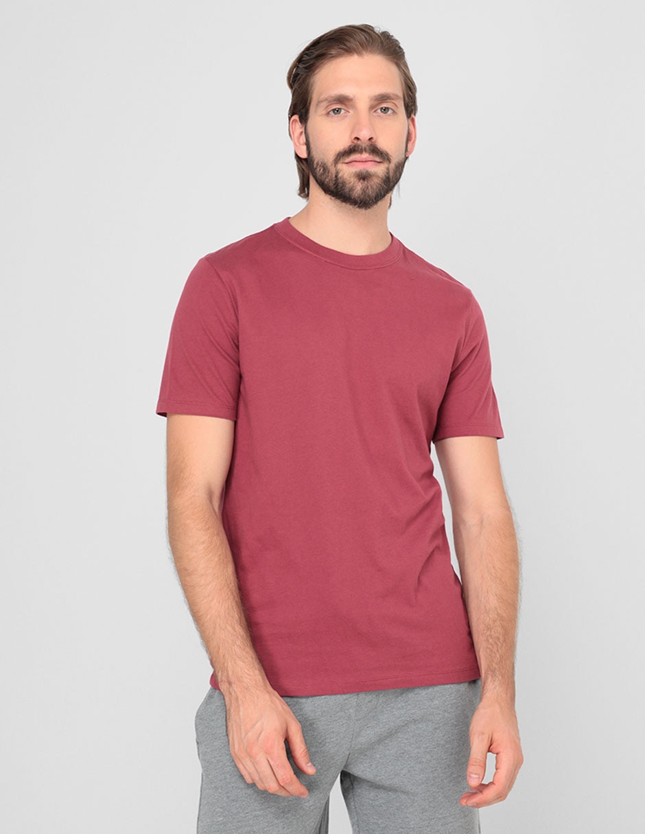 Playera cuello redondo para hombre 1