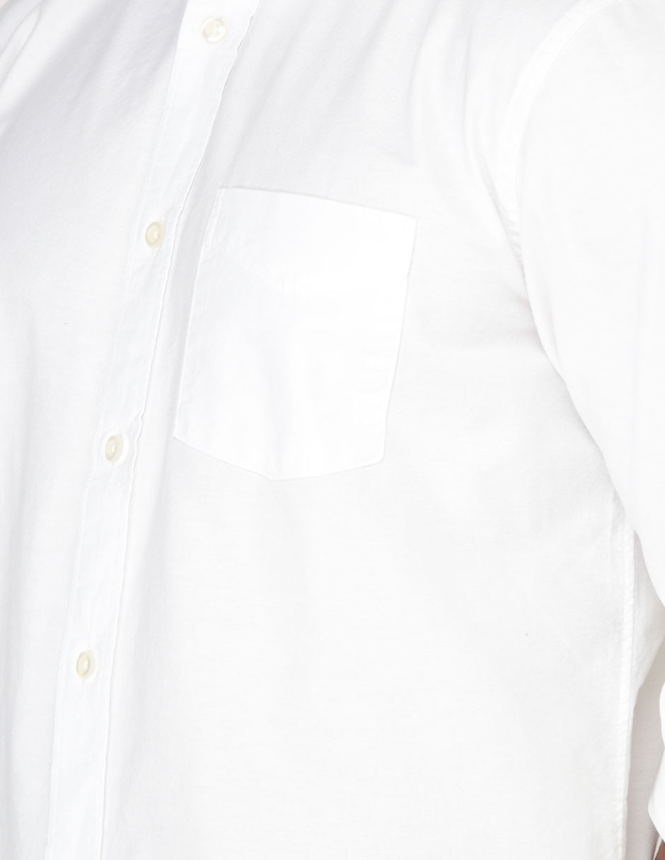 Camisa casual de algodón manga larga para hombre