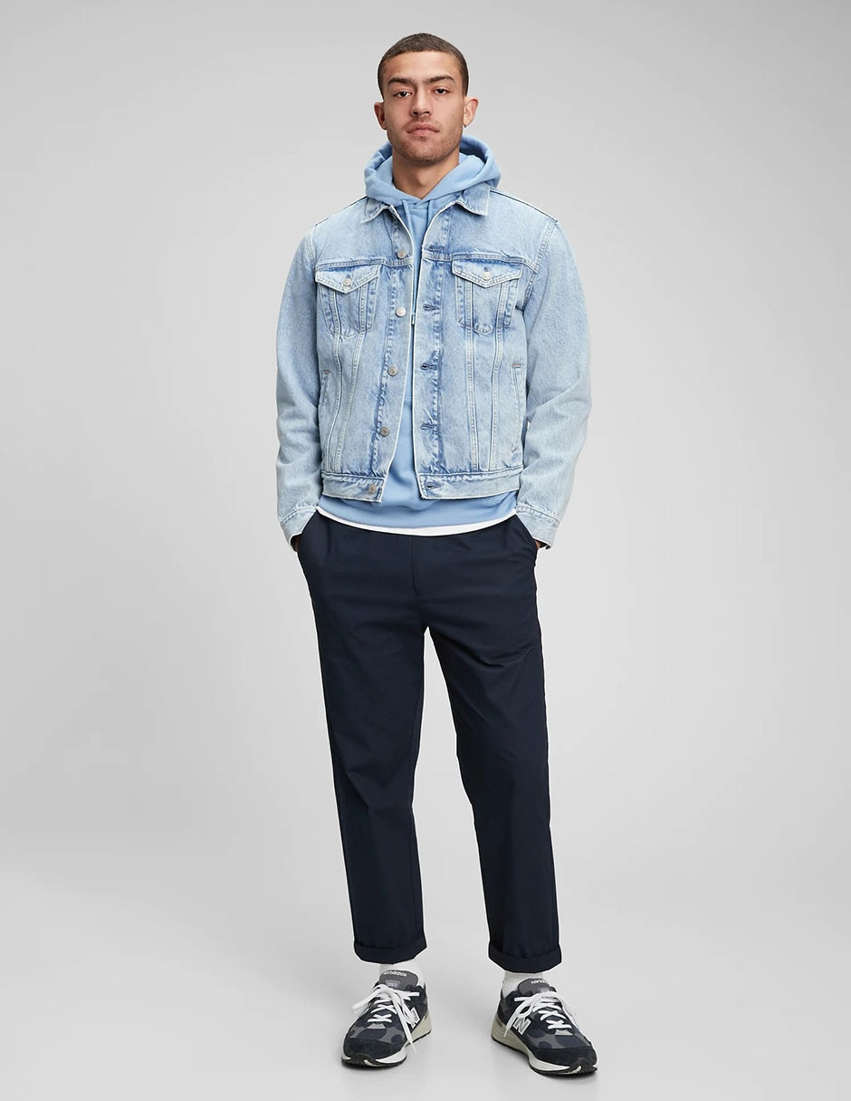 Chamarra casual con bolsillos para hombre Chamarra casual con bolsillos para hombre