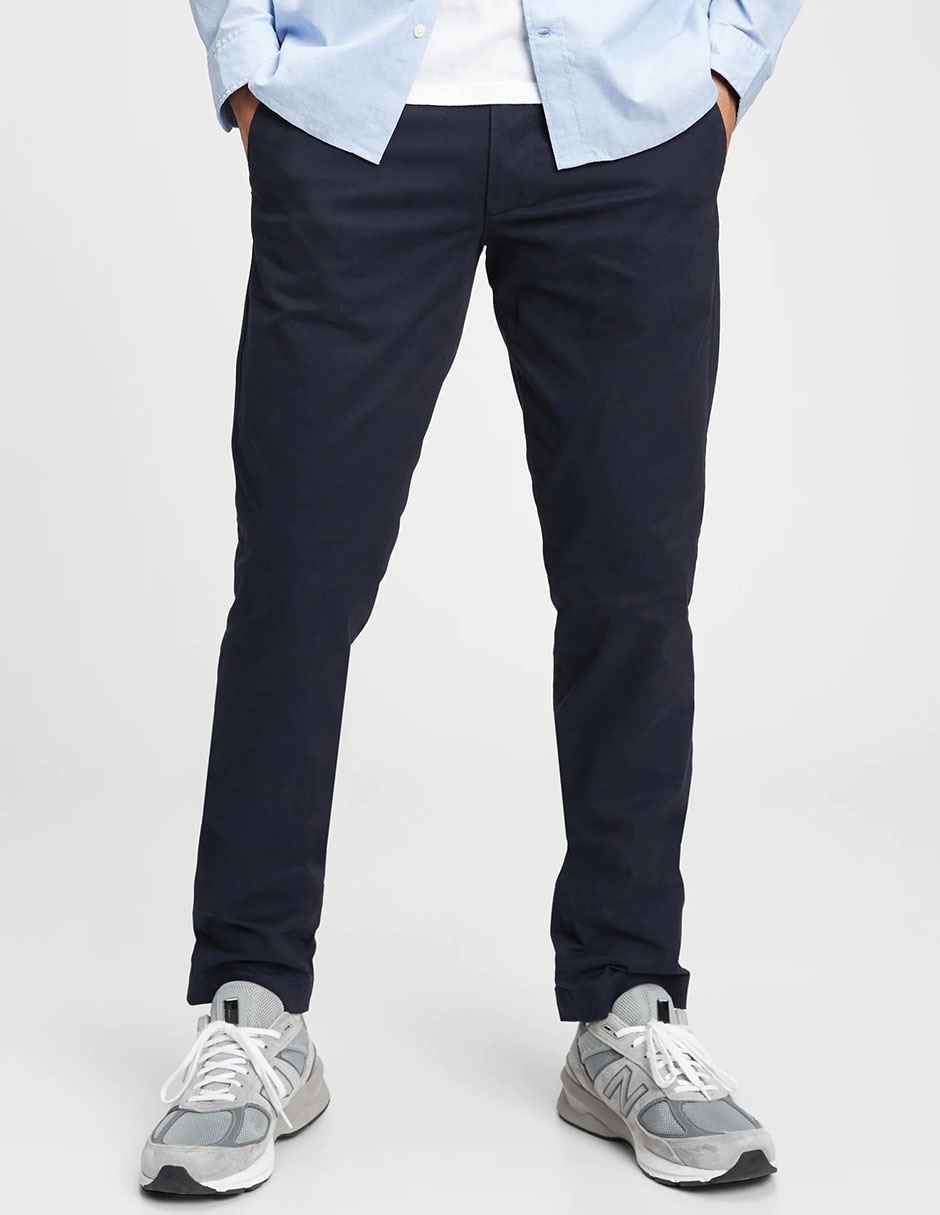 Pantalón chino slim de algodón para hombre Pantalón chino slim de algodón para hombre