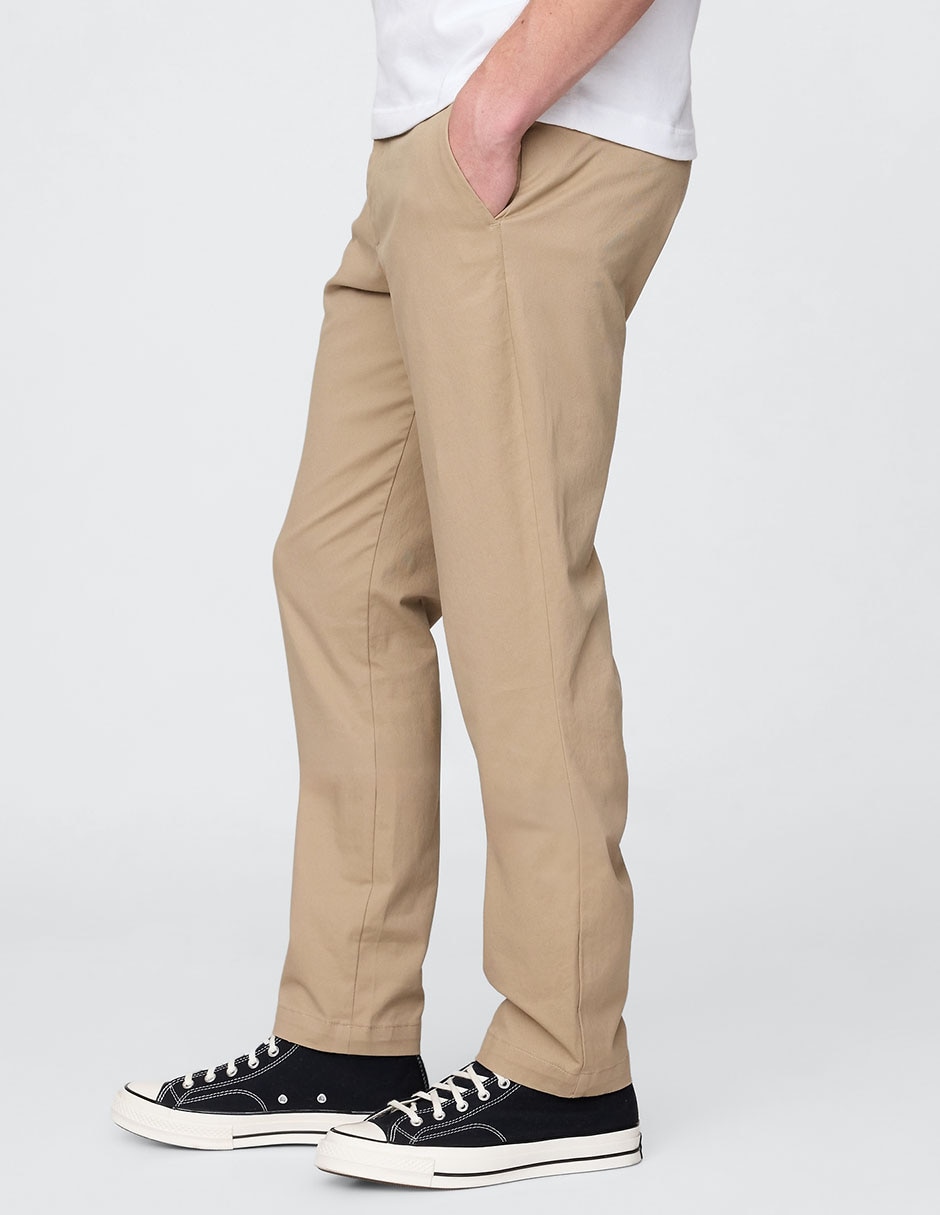 Pantalón cargo chino slim de algodón para hombre 5
