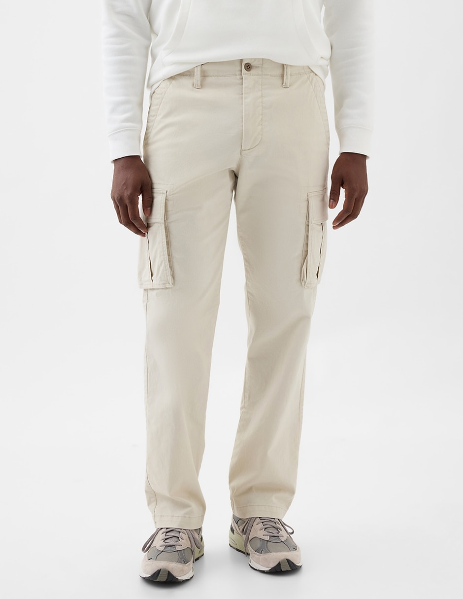 Pantalón cargo recto de algodón para hombre Pantalón cargo recto de algodón para hombre