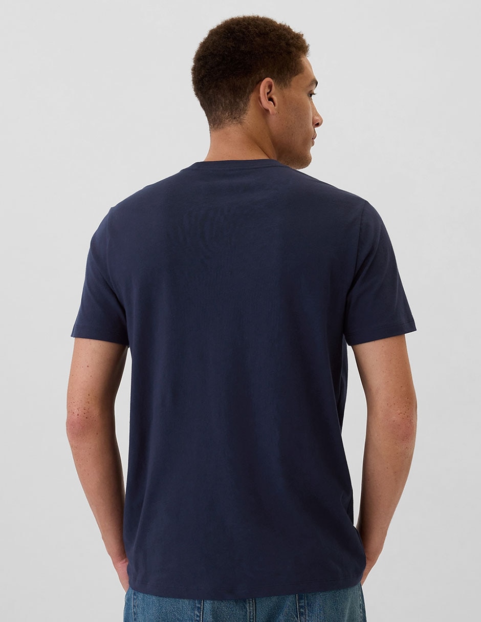 Playera cuello redondo para hombre