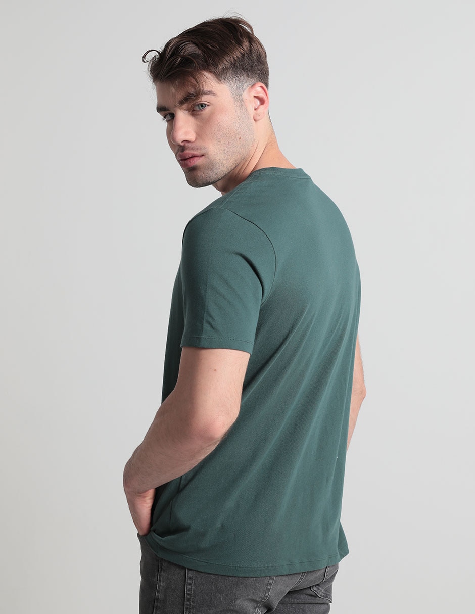 Playera cuello redondo para hombre 2