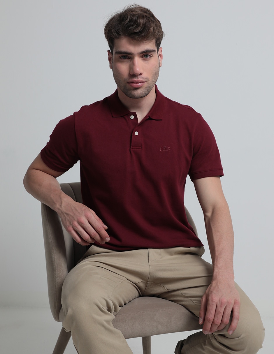 Playera tipo polo para hombre