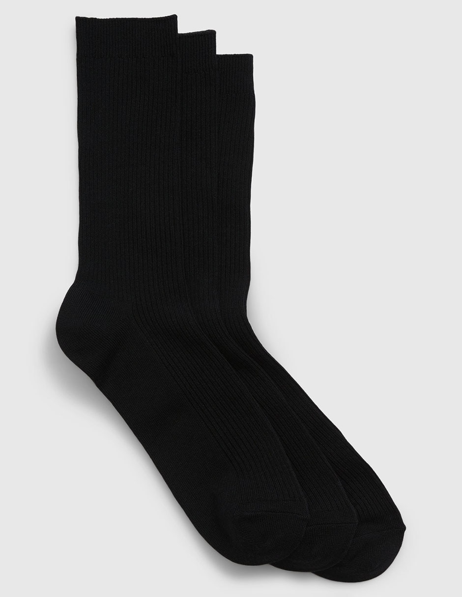 Set de calcetín de algodón para hombre 3 pares