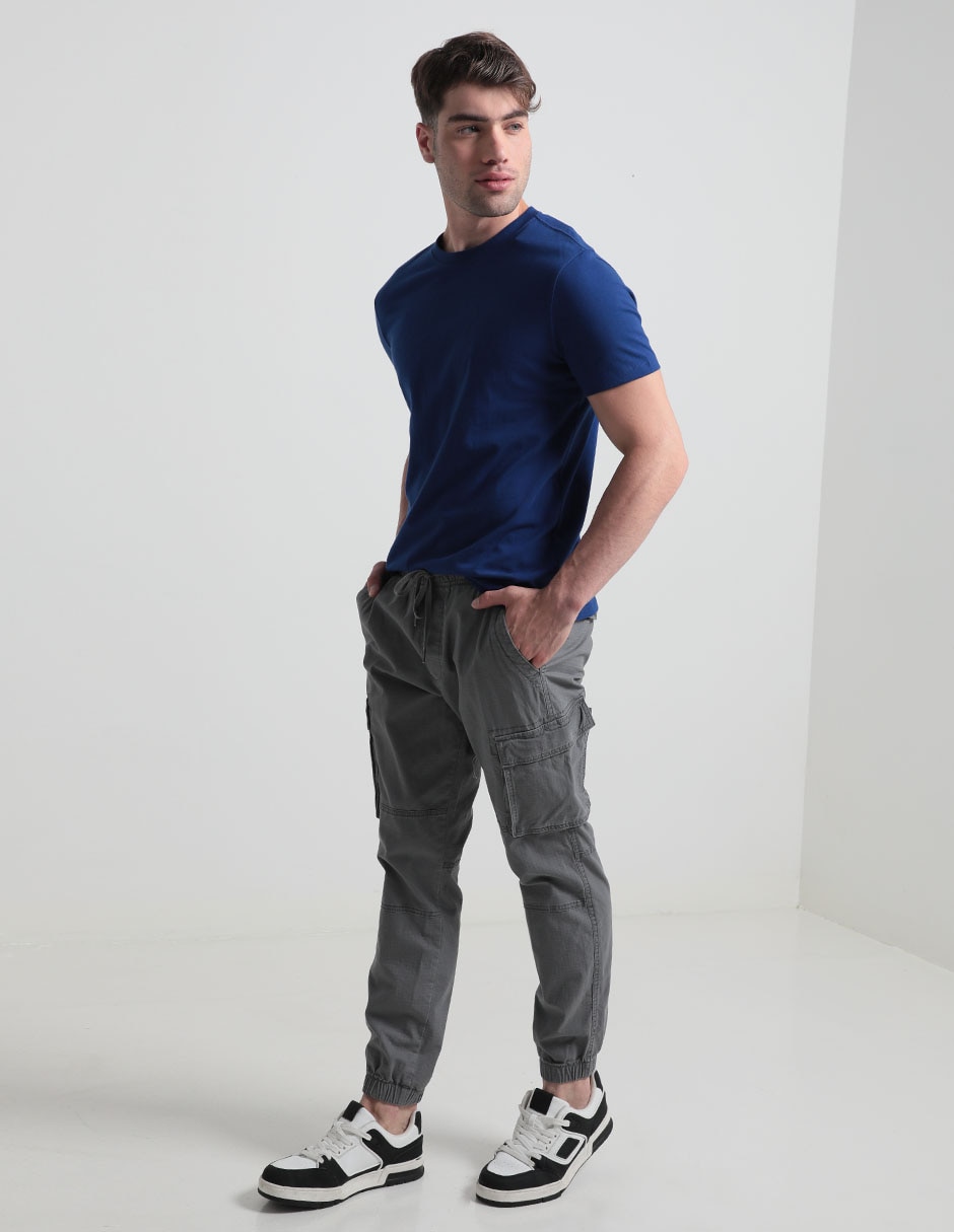 Playera cuello redondo para hombre