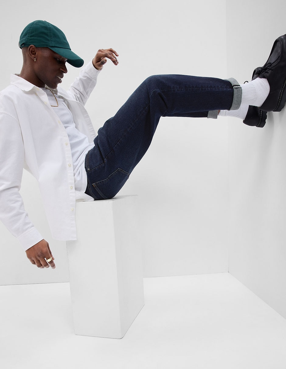 Jeans straight para hombre