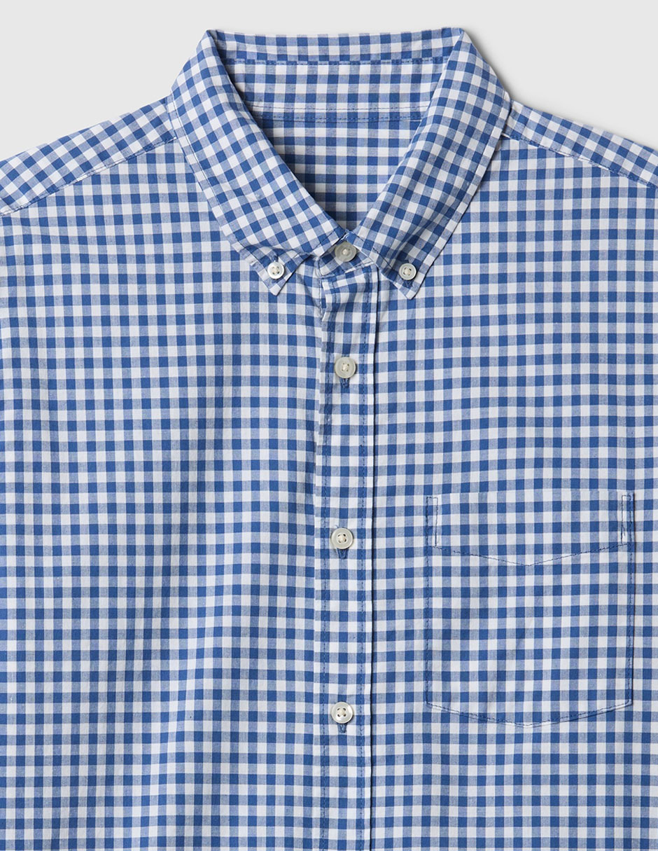 Camisa manga larga de algodón para hombre 7