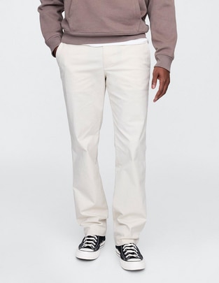 Pantalón straight de algodón para hombre