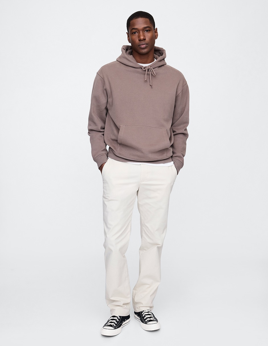 Pantalón straight de algodón para hombre