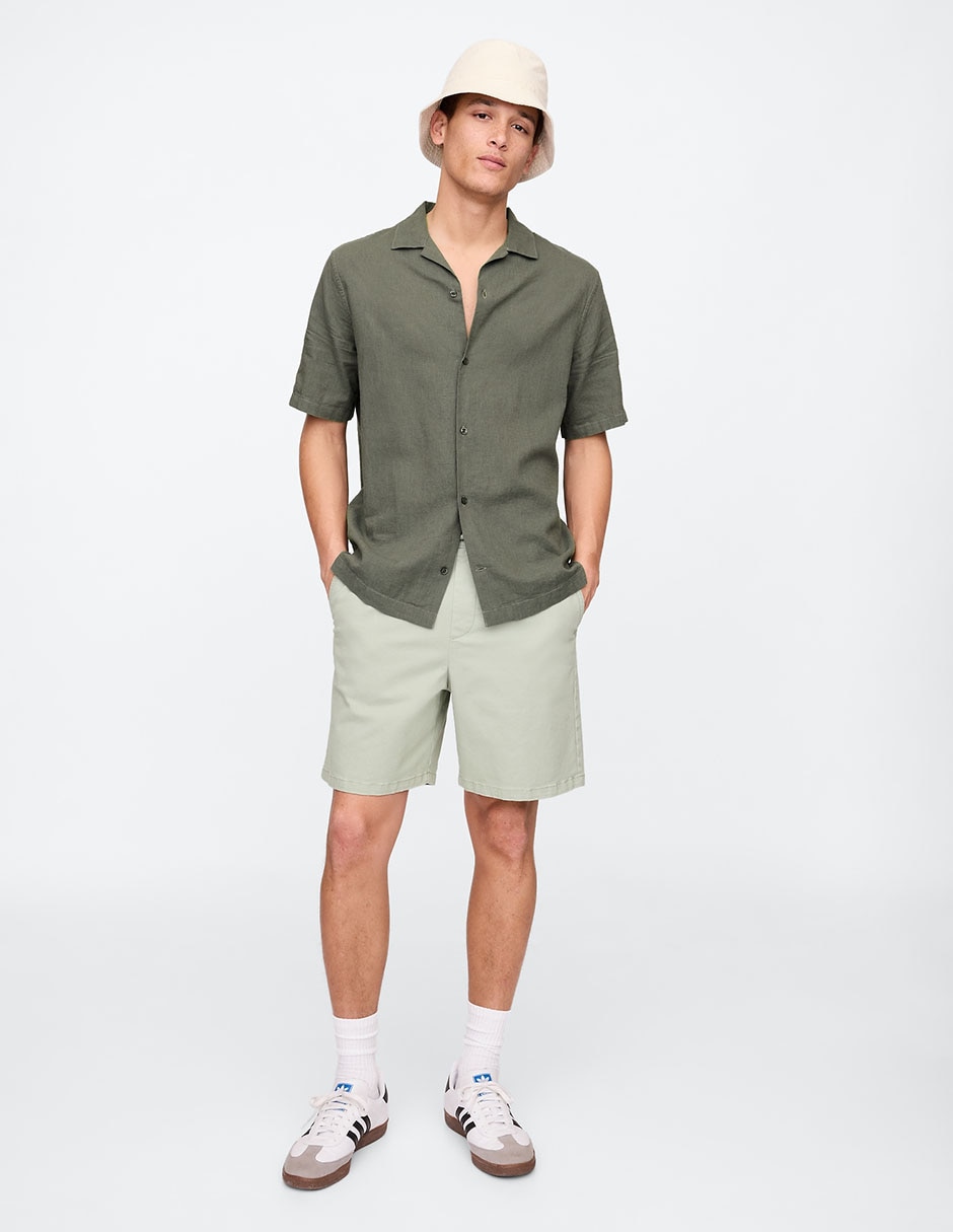 Camisa casual manga corta para hombre 3