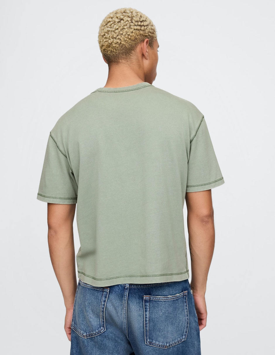 Playera cuello redondo para hombre 2