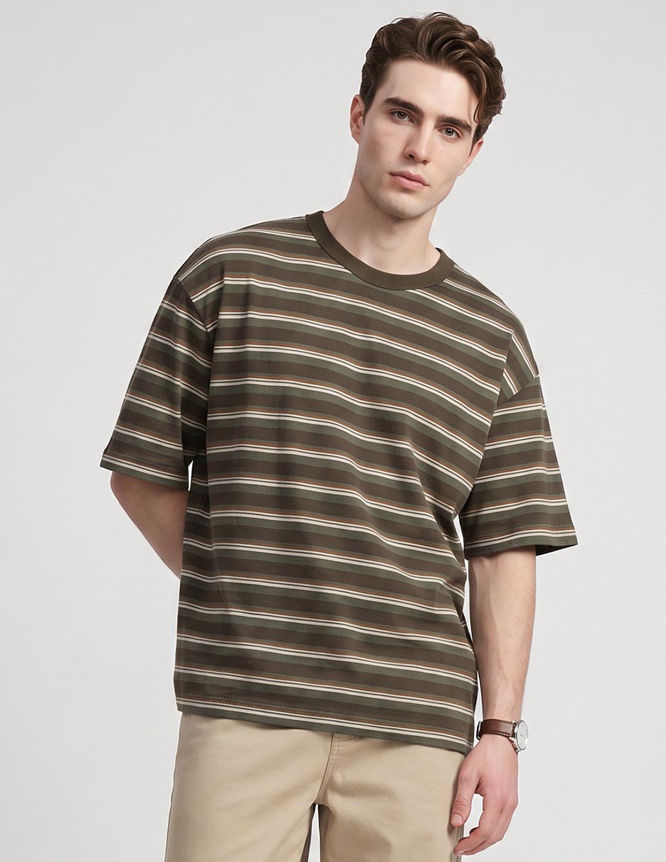 Playera cuello redondo para hombre