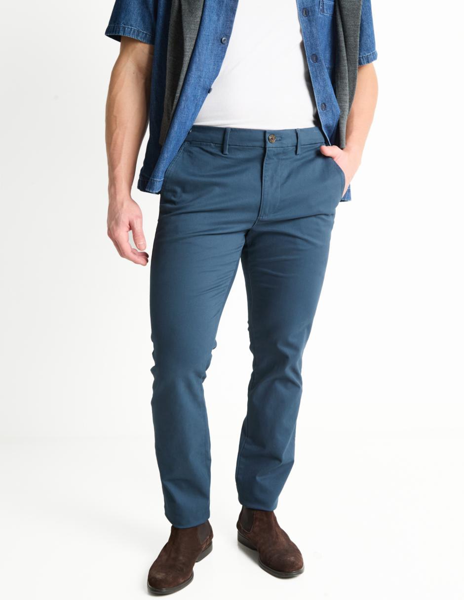 Pantalón casual chino skinny para hombre Pantalón casual chino skinny para hombre