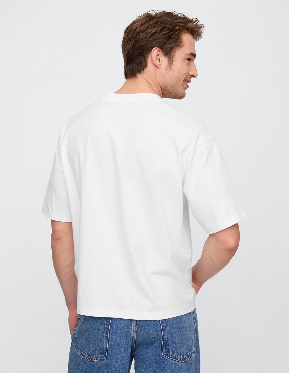 Playera cuello redondo para hombre