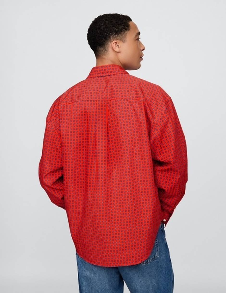 Camisa casual manga larga para hombre 3
