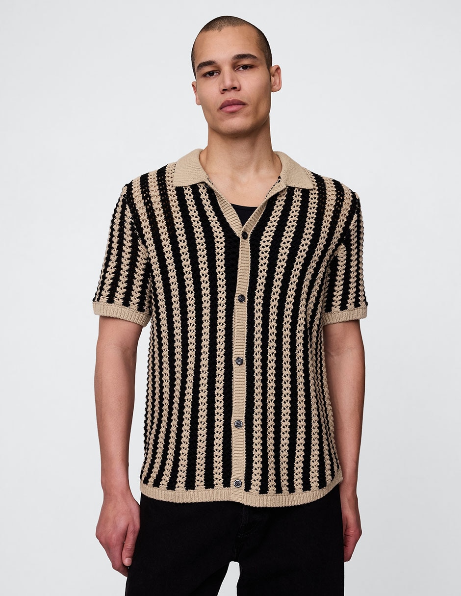 Playera tipo polo para hombre