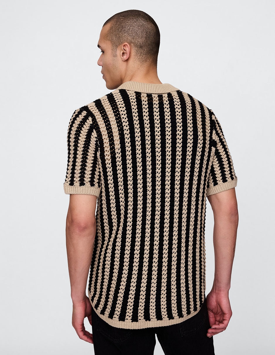 Playera tipo polo para hombre