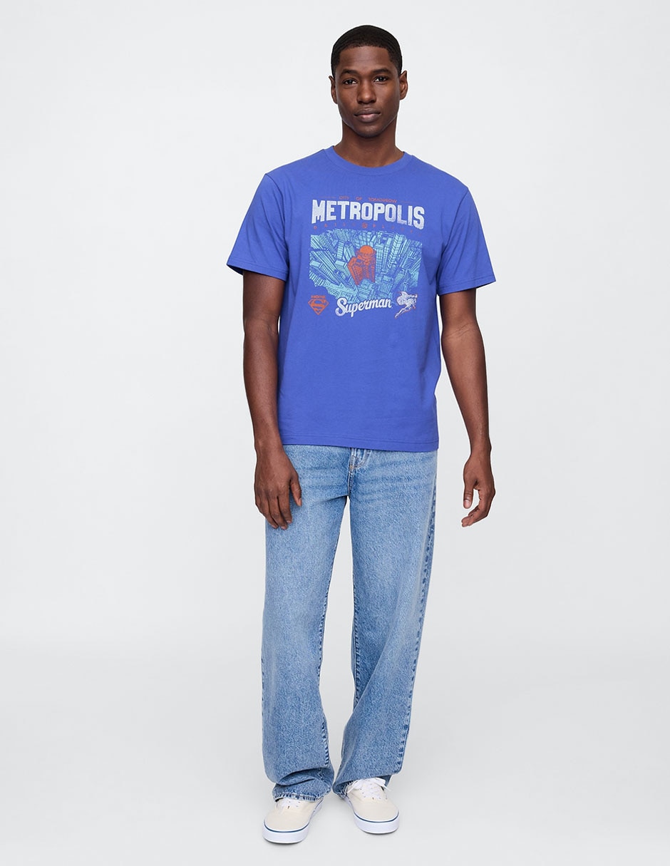 Playera cuello redondo para hombre