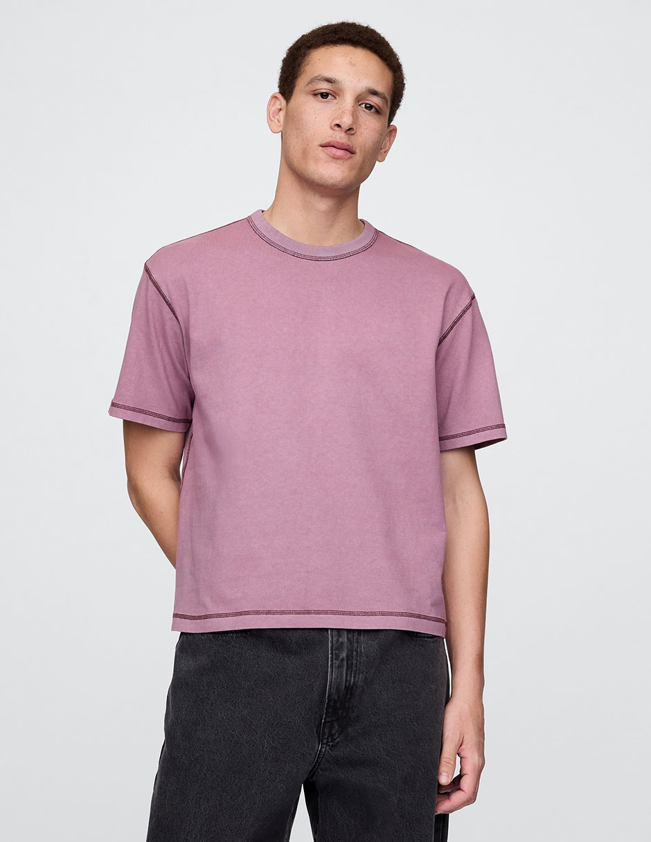 Playera cuello redondo para hombre