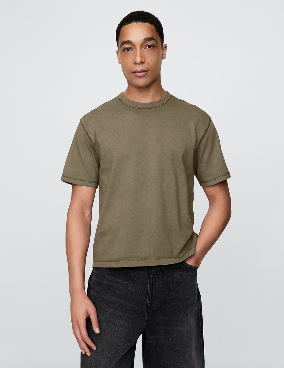 Playera cuello redondo para hombre