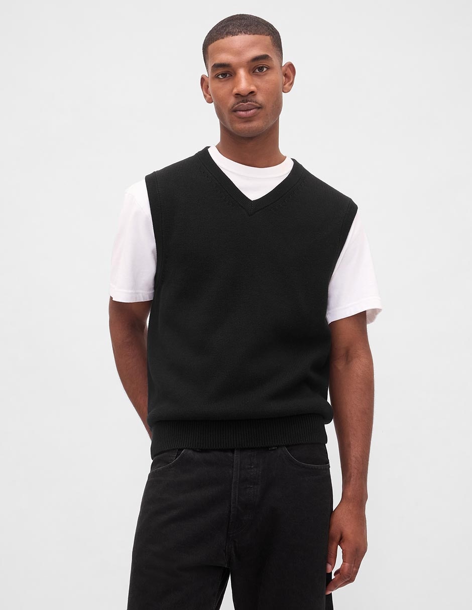 Chaleco tejido para hombre
