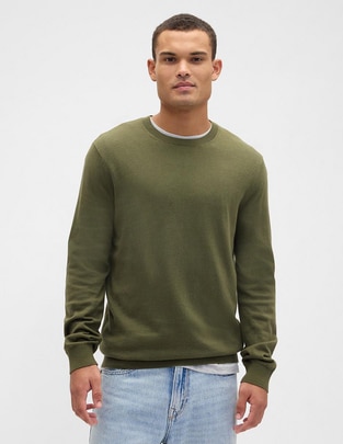 Suéter cuello redondo para hombre