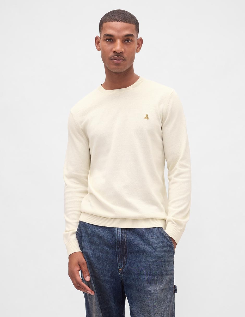 Suéter cuello redondo para hombre