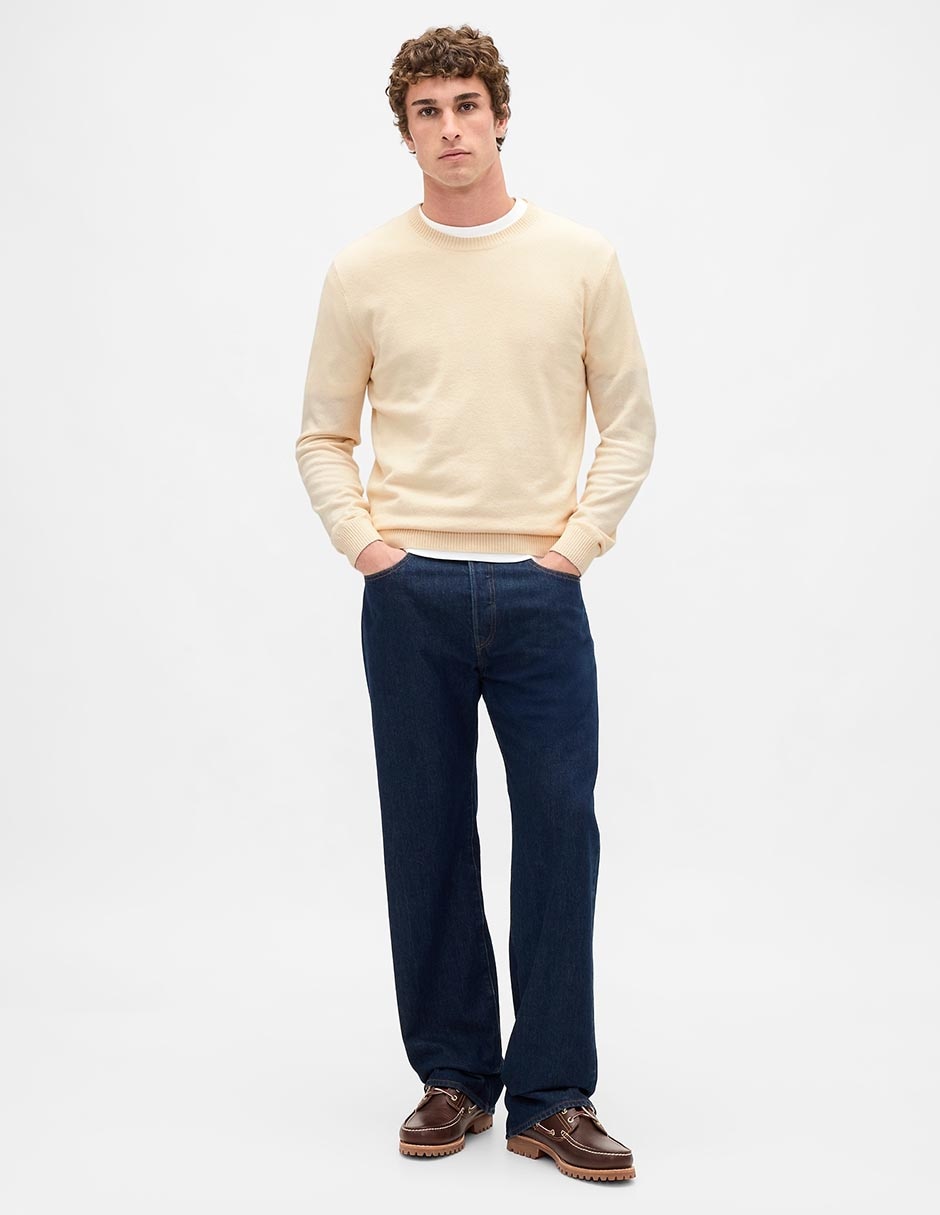 Suéter cuello redondo para hombre
