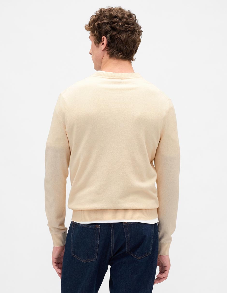 Suéter cuello redondo para hombre