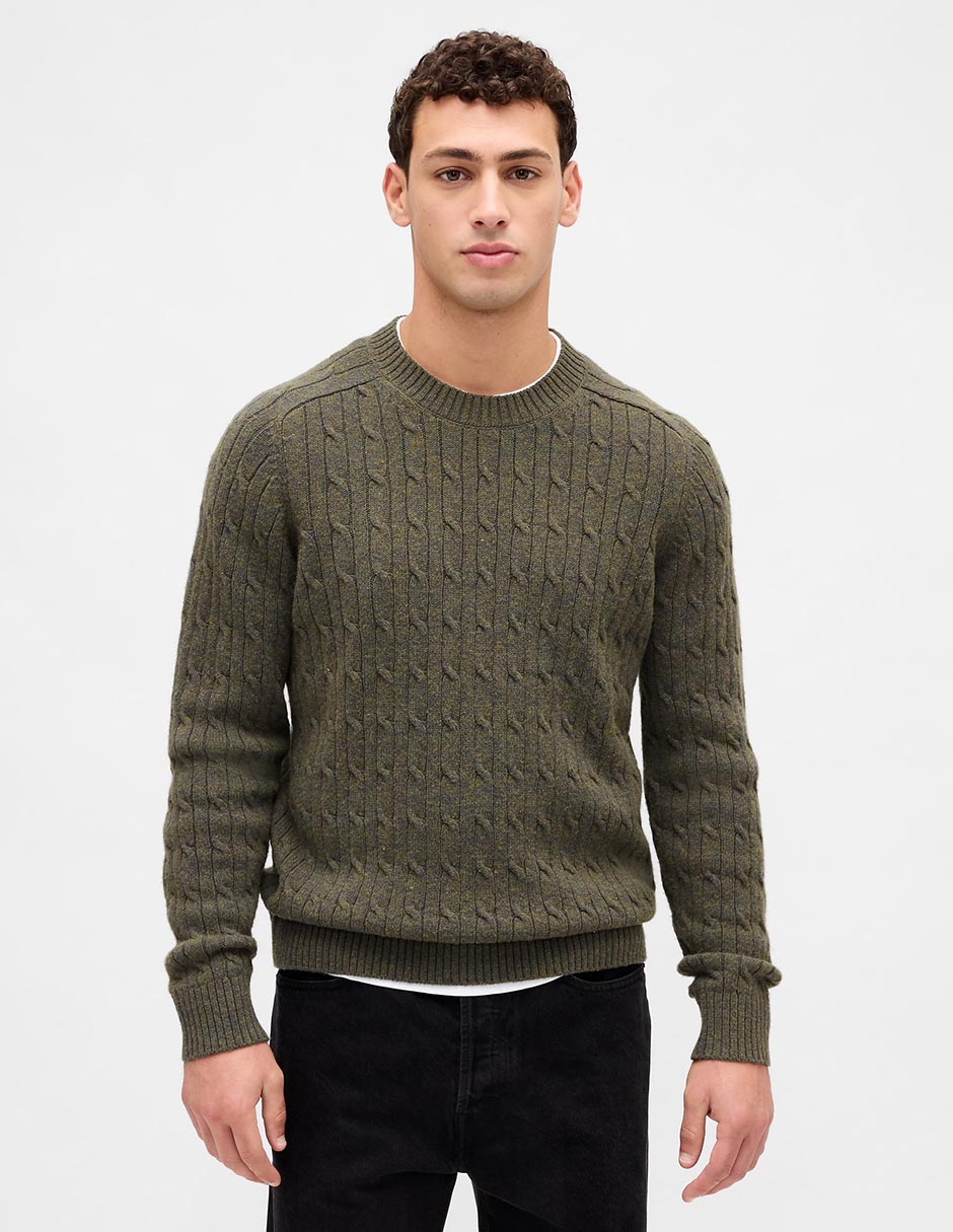 Suéter cuello redondo para hombre 1