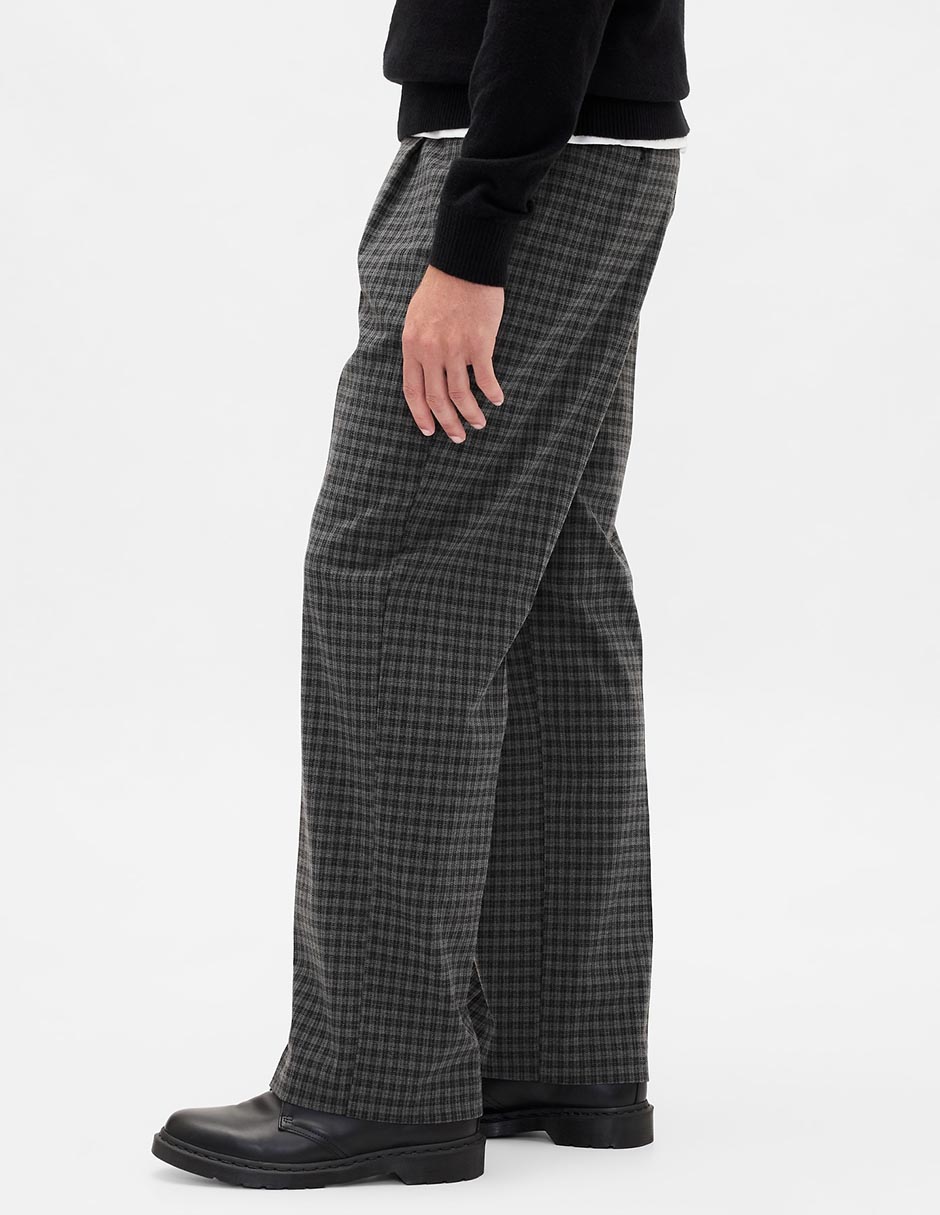 Pantalón cargo de vestir straight de lana para hombre 3