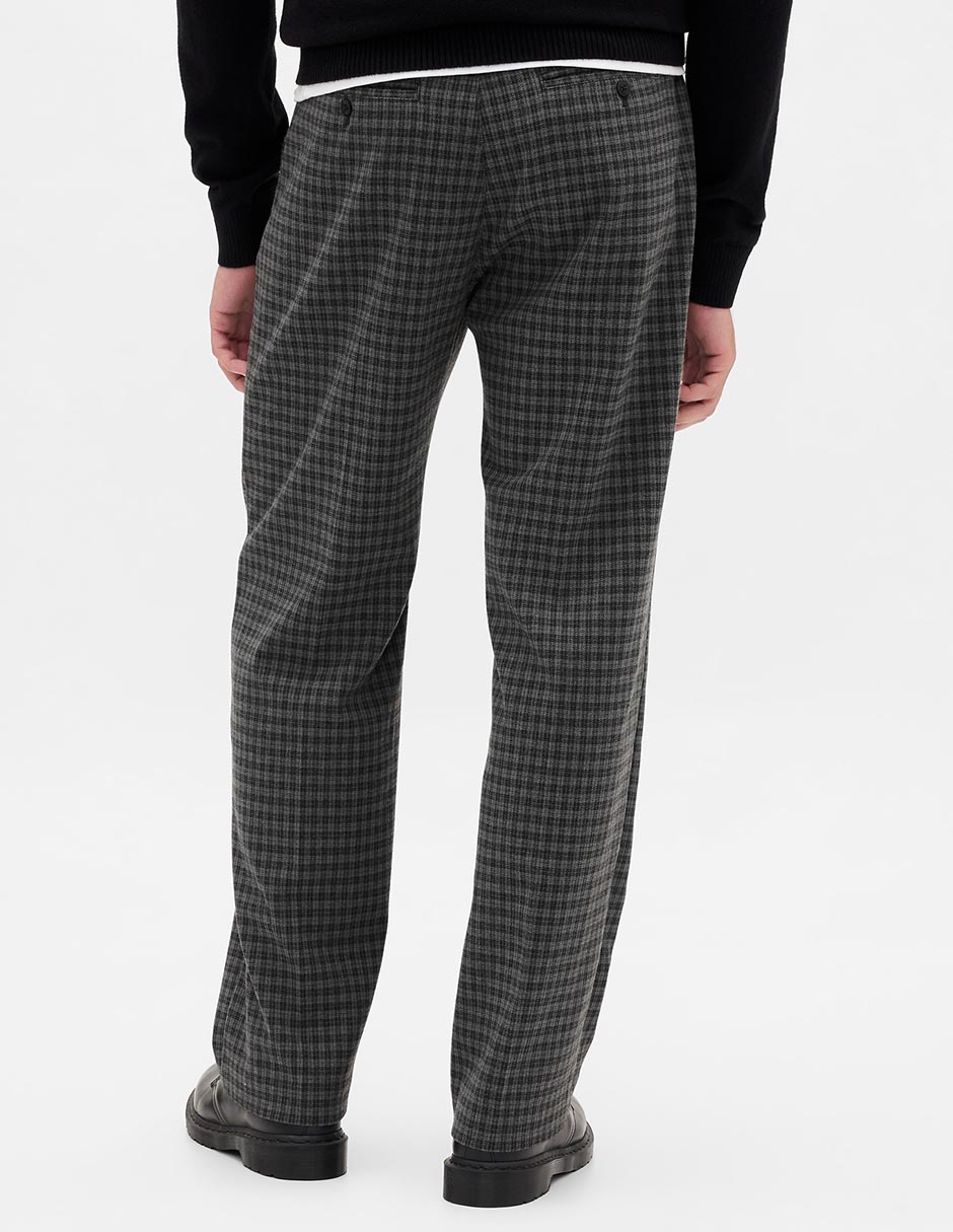 Pantalón cargo de vestir straight de lana para hombre 2