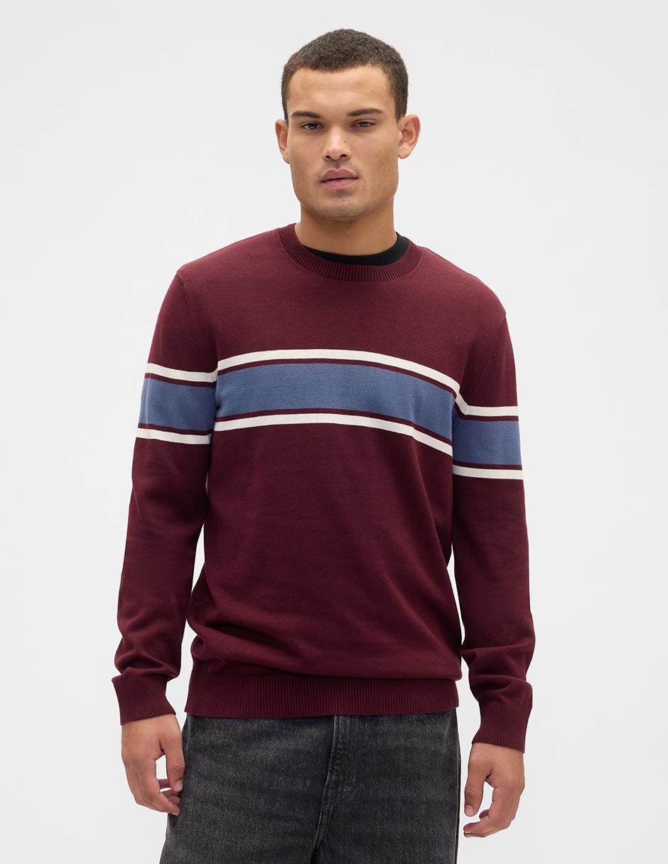 Suéter cuello redondo para hombre