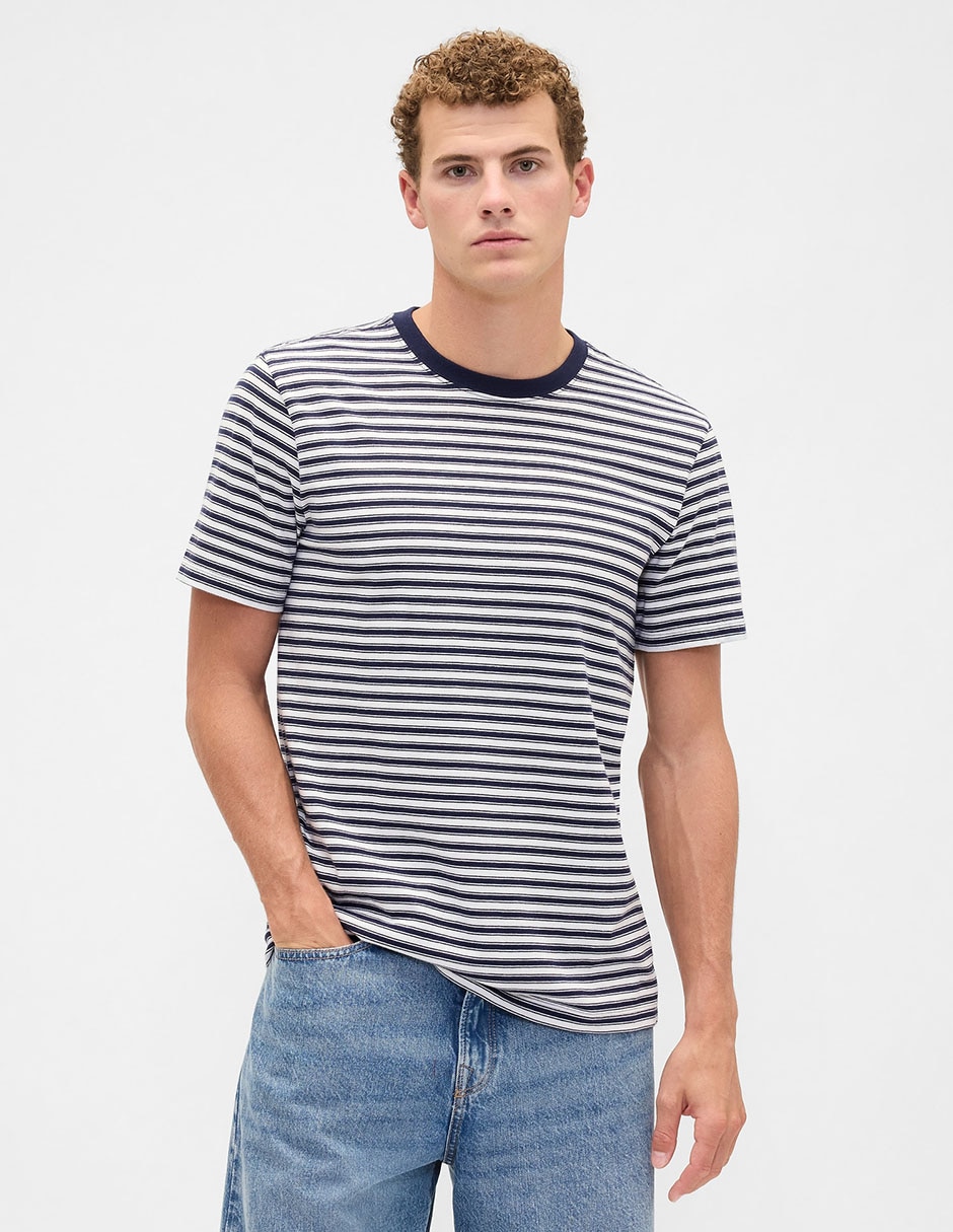 Playera cuello redondo para hombre