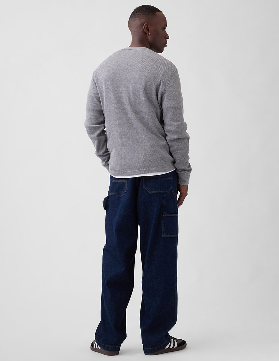 Jeans carpenter baggy lavado rinse para hombre