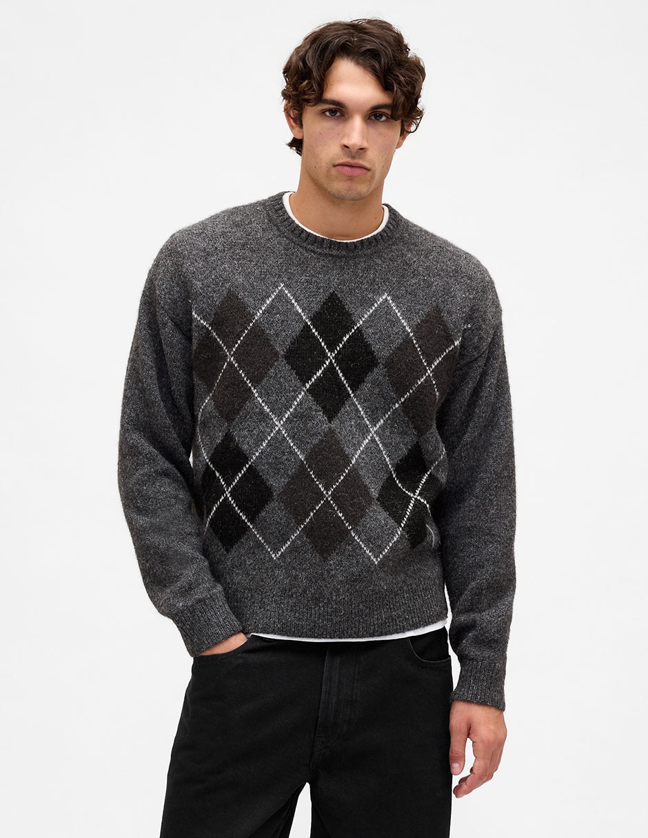 Suéter cuello redondo para hombre