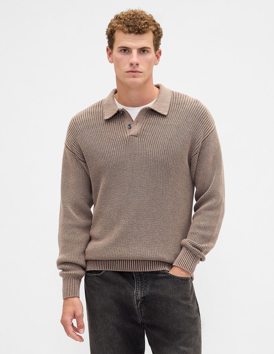 Playera cuello polo para hombre