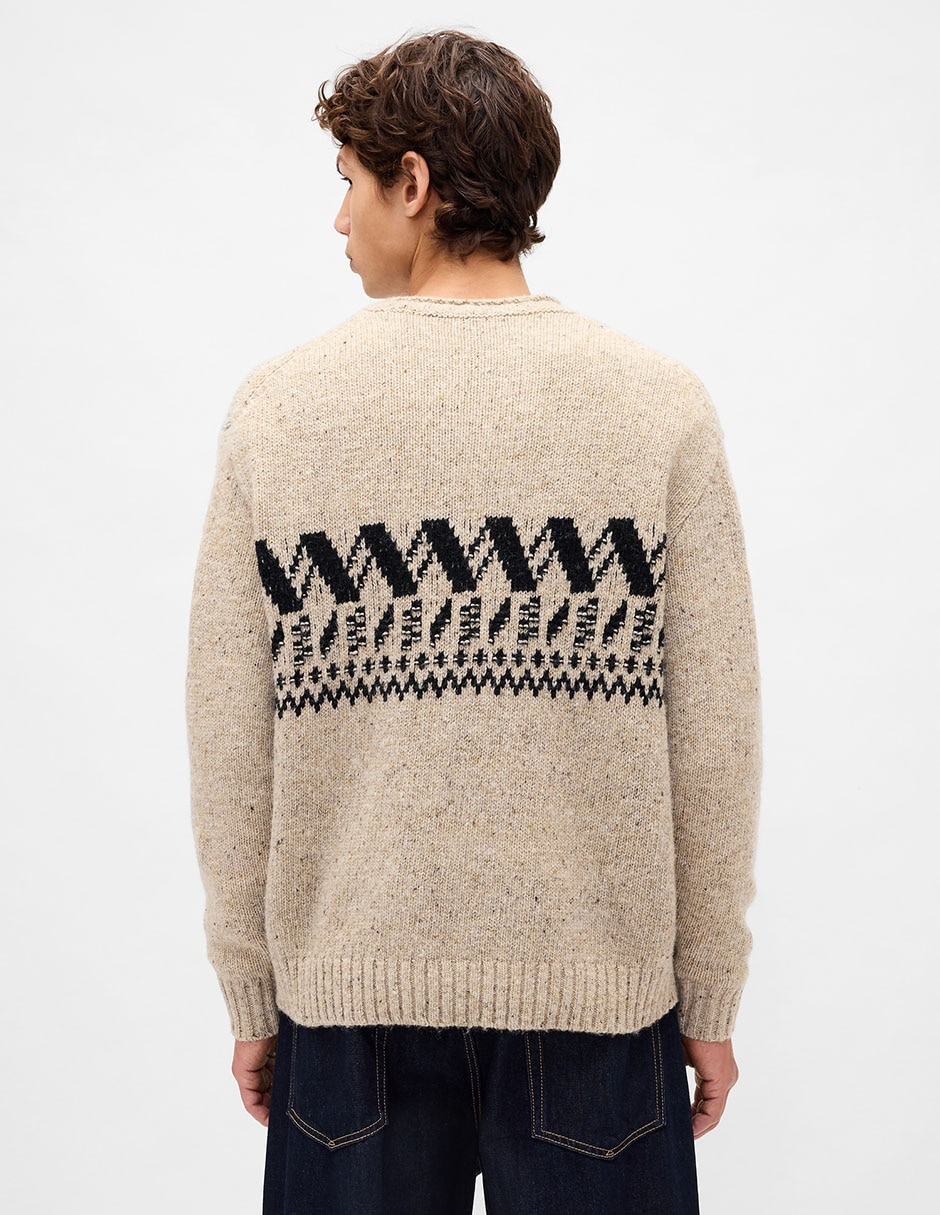 Suéter cuello redondo para hombre 3
