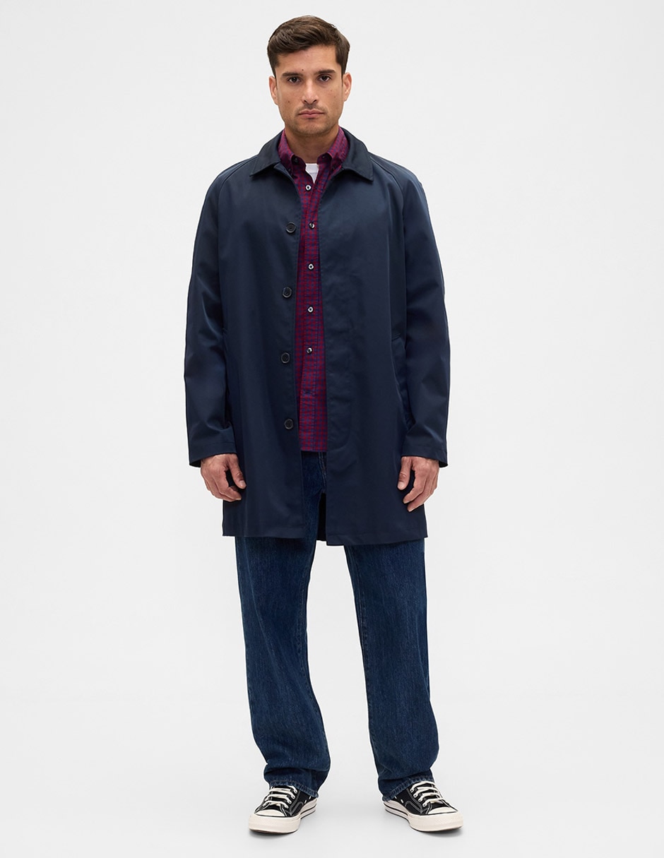Camisa casual de algodón manga larga para hombre