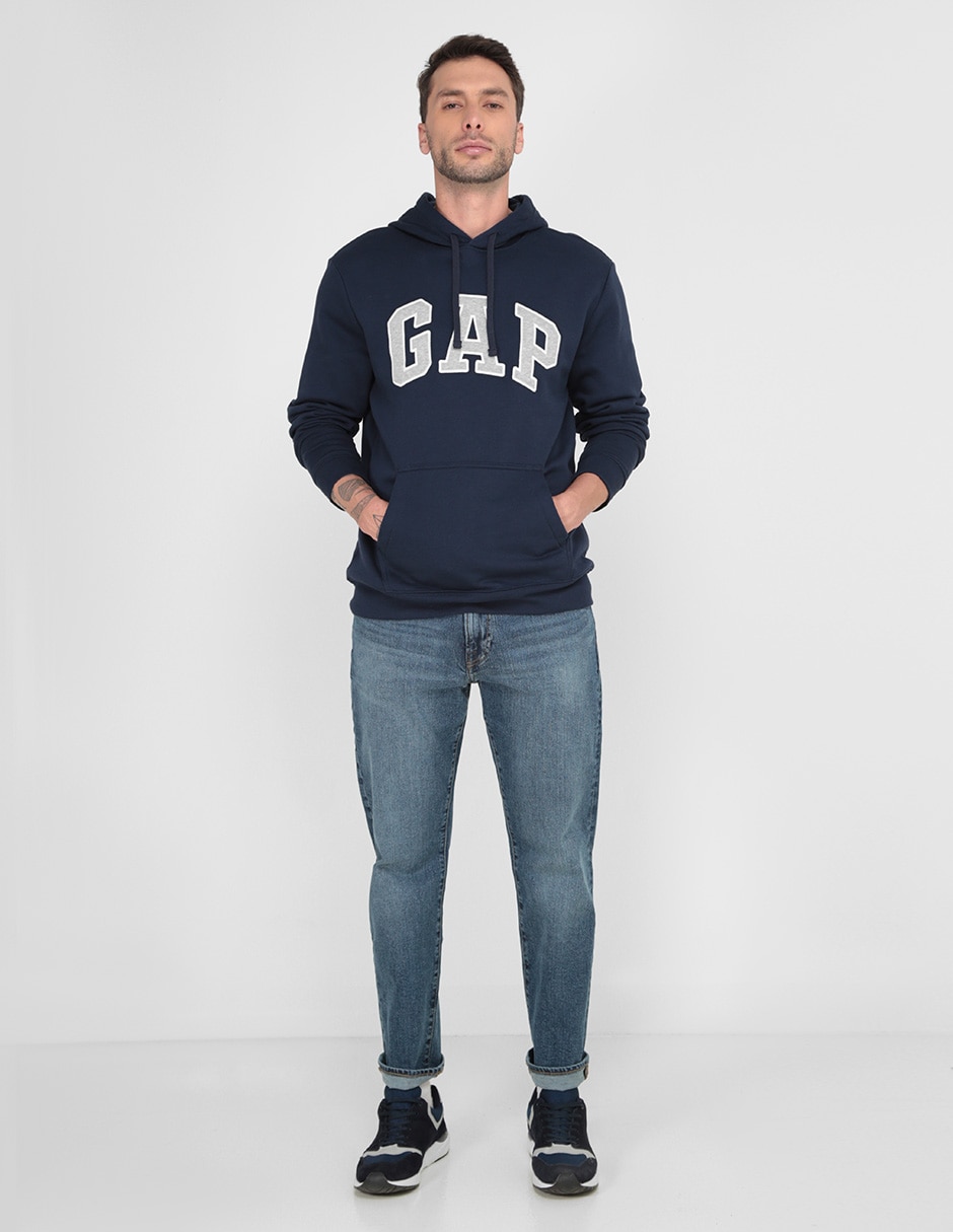 Jeans straight deslavado para hombre