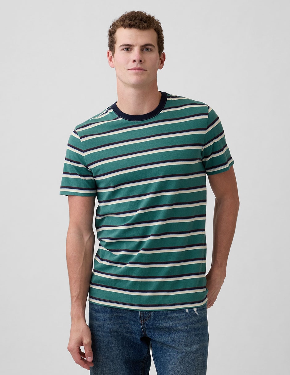 Playera cuello redondo para hombre
