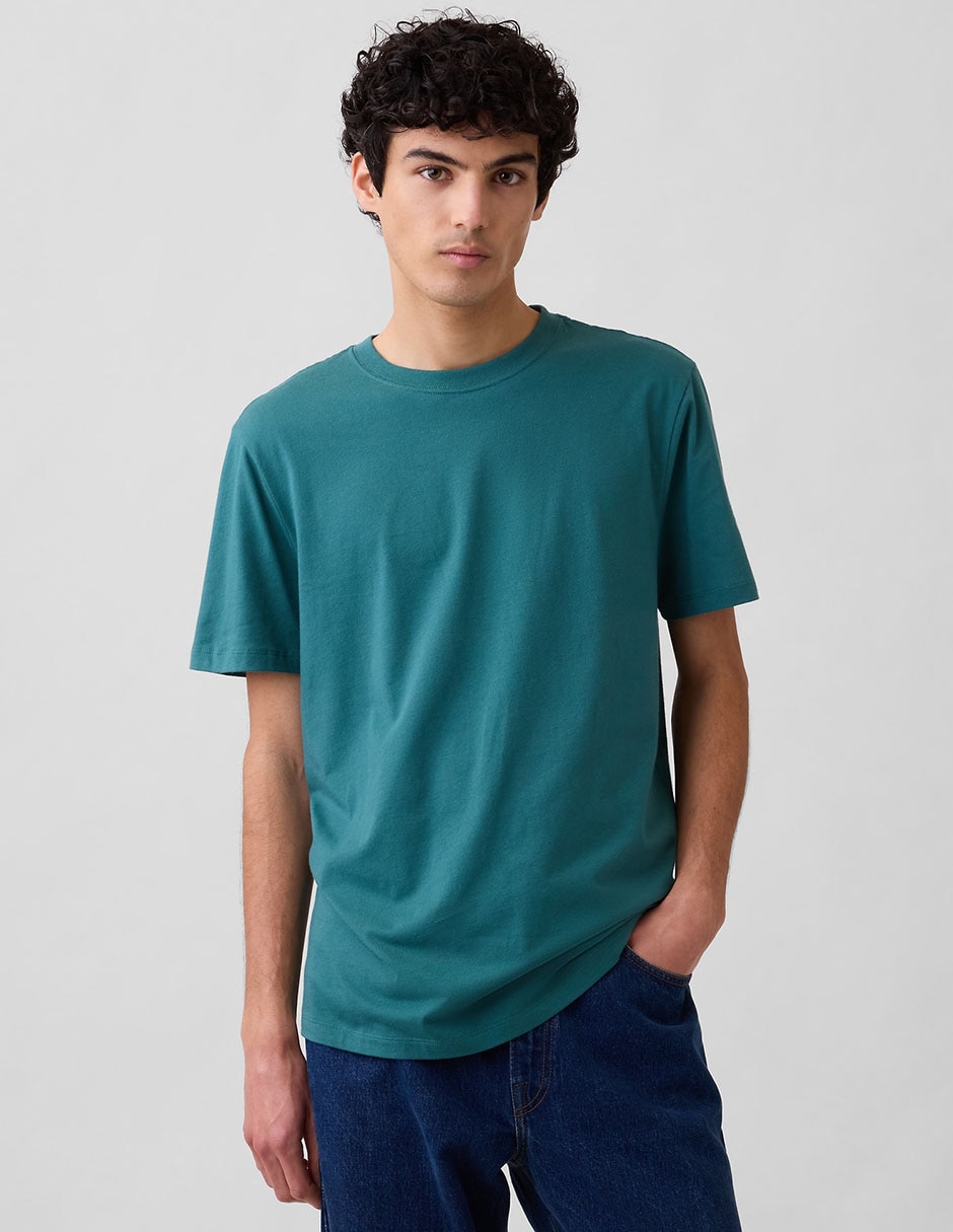 Playera cuello redondo para hombre