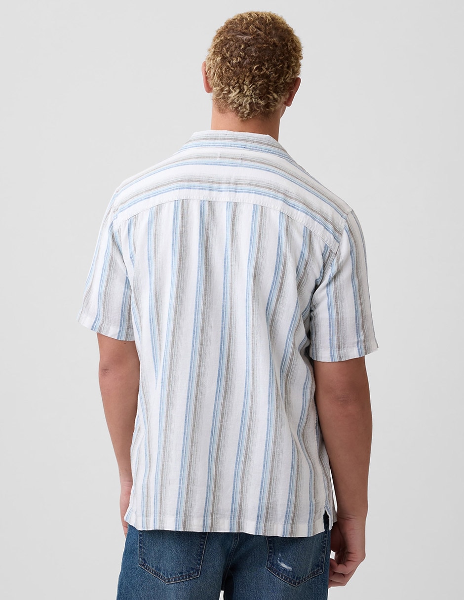 Camisa casual manga corta para hombre